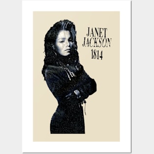 Janet Jackson // Vintage 80s rnb Posters and Art